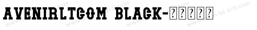 avenirltcom black字体转换